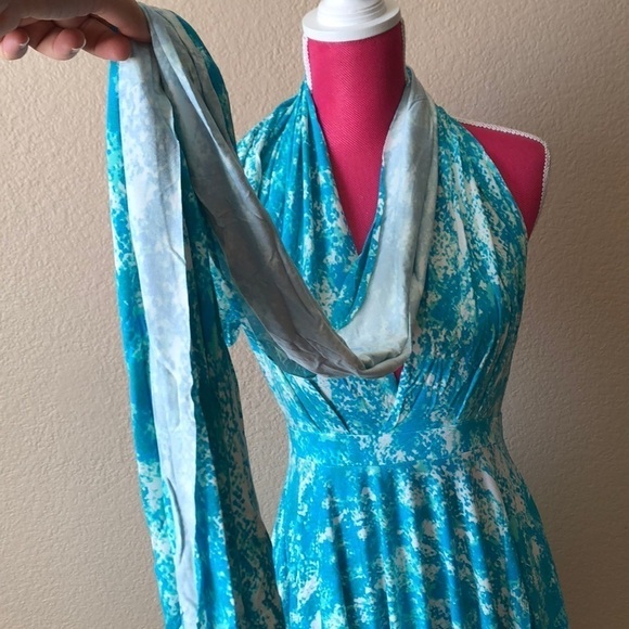 Tart Collections Pleated Halter Empire Dress M - Picture 8 of 8